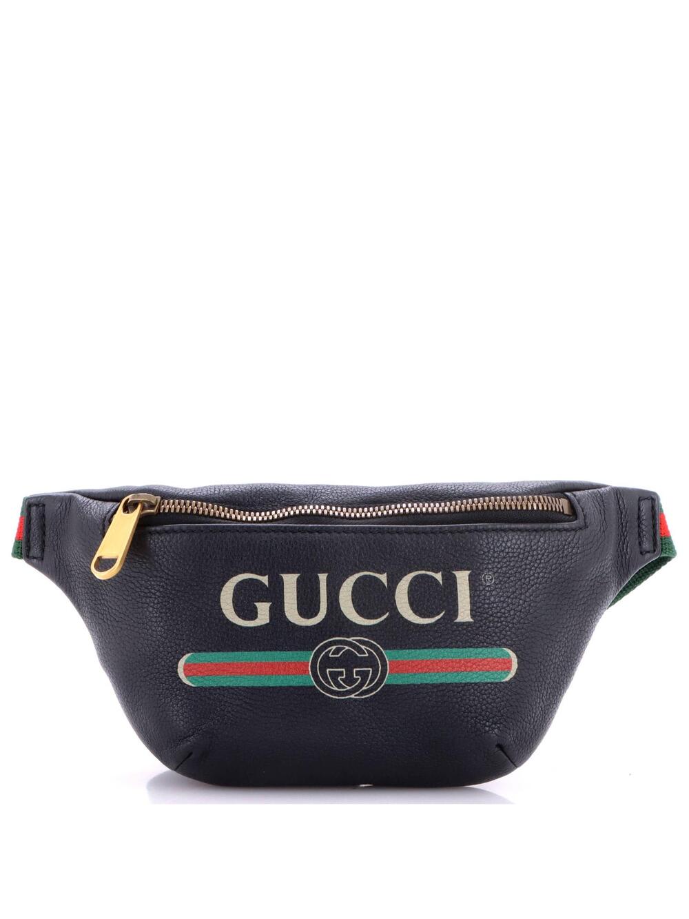 Gucci Logo Belt Bag Printed Leather #337216G88B